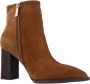 Carmela Elegant Heeled Boots Brown Dames - Thumbnail 6