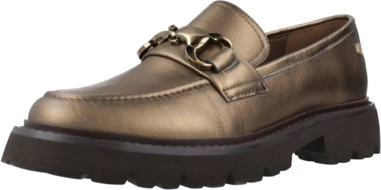 Carmela Klassieke Loafers Schoenen Brown Dames