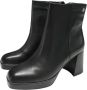 Carmela Leren enkellaarsjes met 9cm hak Black Dames - Thumbnail 4