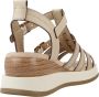 Carmela Modieuze Wedges Schoenen voor Vrouwen Beige Dames - Thumbnail 5