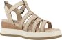 Carmela Modieuze Wedges Schoenen voor Vrouwen Beige Dames - Thumbnail 7