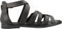 Carmela Platte Sandalen Black Dames - Thumbnail 5
