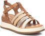 Carmela Stijlvolle Platte Sandalen Brown Dames - Thumbnail 10