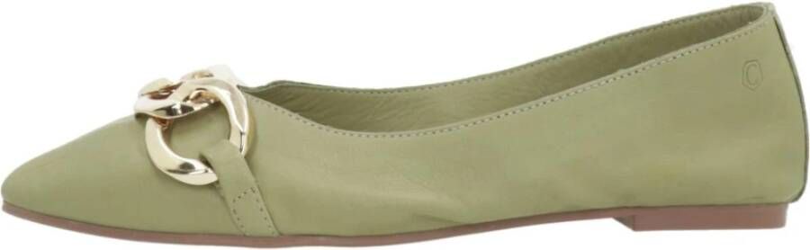 Carmela Stijlvolle Ballerina Schoenen Green Dames