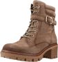 Carmela Stijlvolle Lace-up Laarzen met Gesp Beige Dames - Thumbnail 3