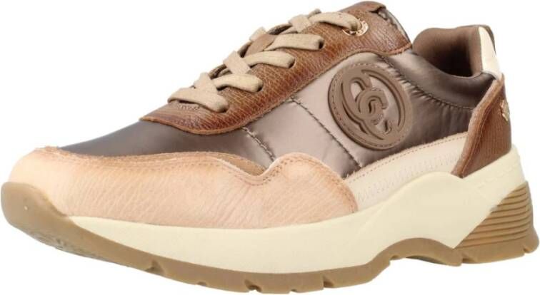 Carmela Stijlvolle Sneakers voor Vrouwen Beige Dames