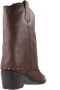 Carmela Leren Westernlaarzen en enkellaarsjes Brown Dames - Thumbnail 8