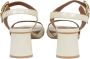 Carmens Beige Geborsteld Leren Sandalen Beige Dames - Thumbnail 4