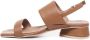 Carmens Bruin Leren Enkelband Sandalen Brown Dames - Thumbnail 4