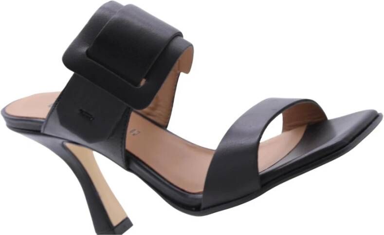 Carmens Heeled Mules Zwart Dames