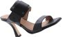 Carmens Heeled Mules Zwart Dames - Thumbnail 10