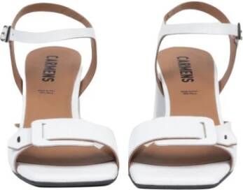 Carmens High Heel Sandals Wit Dames