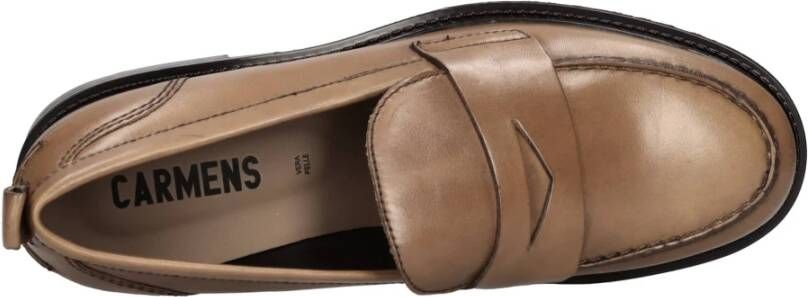 Carmens Platte schoenen Bruin