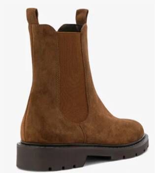 Carmens Suède Chelsea Boots Brit Beat Lichtbruin