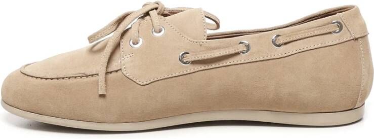 Carmens Walnoot Suède Platte Schoenen