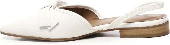 Carmens Witte platte schoenen voor vrouwen