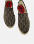 Carolina Herrera Bruin en Goud Canvas Espadrilles Brown Dames - Thumbnail 4