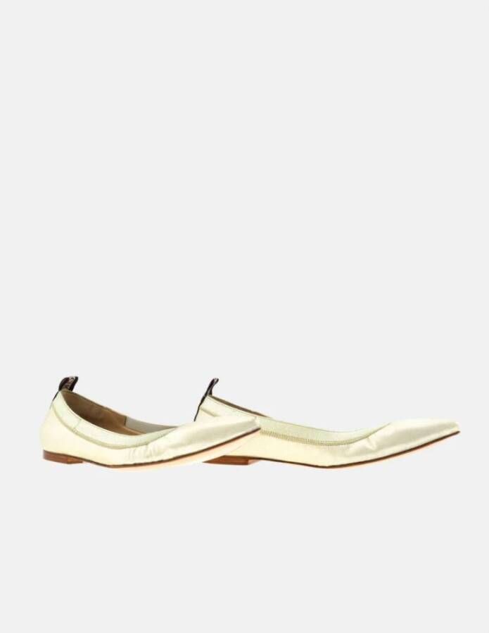 Carolina Herrera Flats Yellow Dames