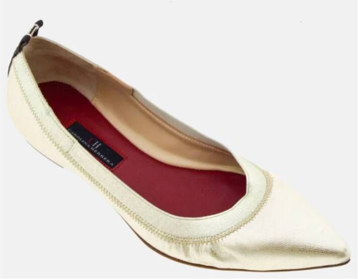 Carolina Herrera Flats Yellow Dames