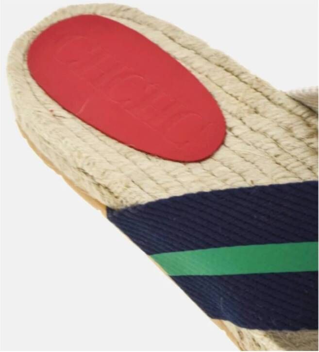 Carolina Herrera Gestreepte Grosgrain Shopping Espadrilles Multicolor Dames