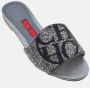 Carolina Herrera Kristal Zilveren Strand Sandalen Multicolor Dames - Thumbnail 4