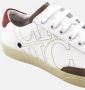 Carolina Herrera Leren Sneakers met Initialen en Contrasterende Hiel - Thumbnail 2