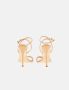 Carolina Herrera Nude Patent Leather Cross Strap Sandal Beige Dames - Thumbnail 4