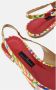Carolina Herrera Platte Leren Schoenen met Multicolor Print Multicolor Dames - Thumbnail 5