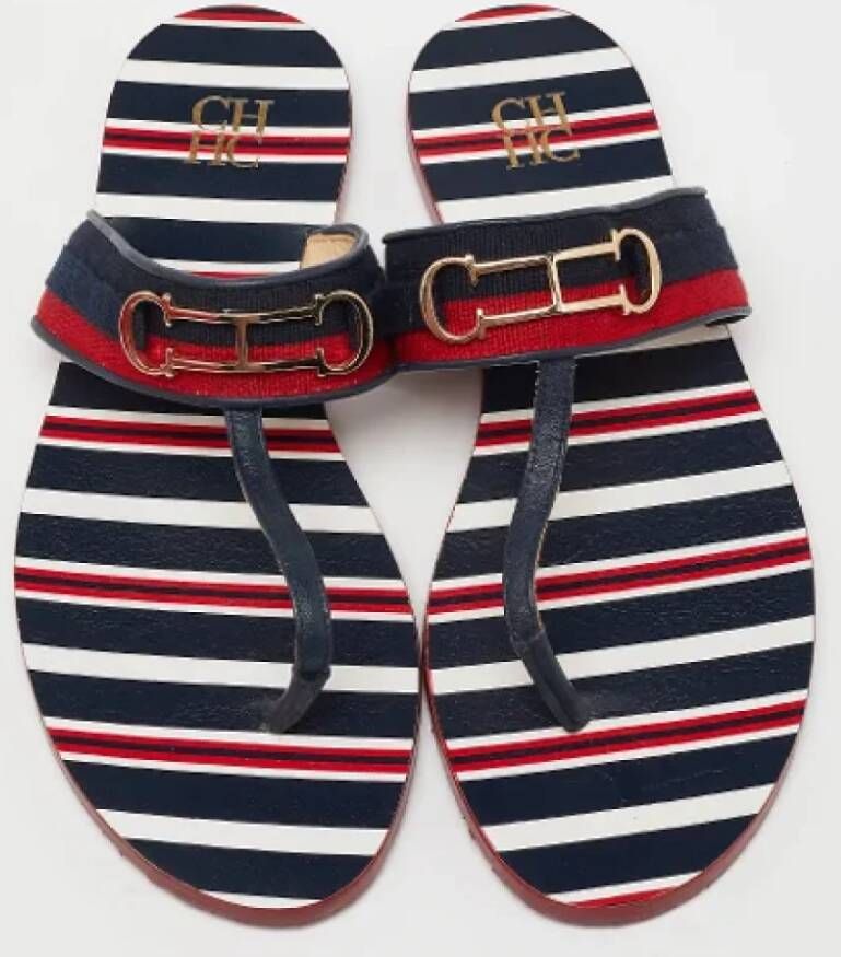 Carolina Herrera Pre-owned Canvas sandals Multicolor Dames