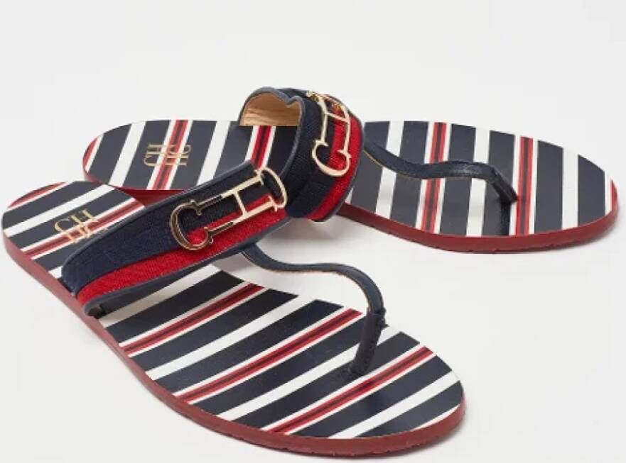 Carolina Herrera Pre-owned Canvas sandals Multicolor Dames