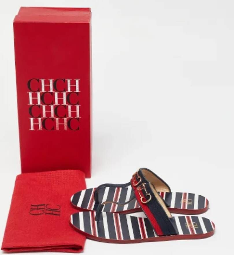 Carolina Herrera Pre-owned Canvas sandals Multicolor Dames