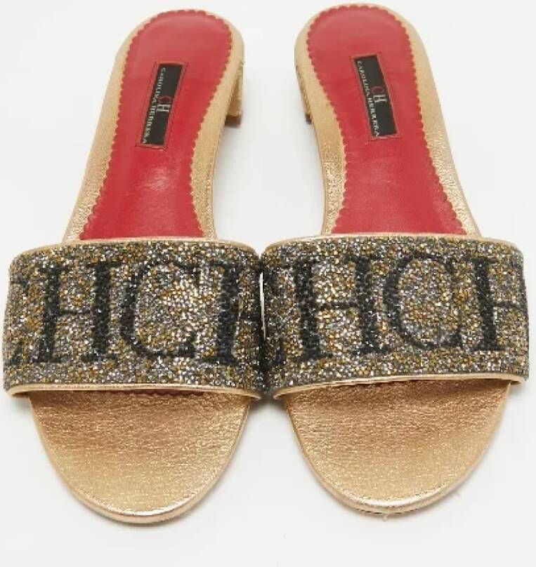 Carolina Herrera Pre-owned Fabric sandals Multicolor Dames