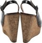 Carolina Herrera Pre-owned Leather sandals Black Dames - Thumbnail 4