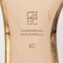 Carolina Herrera Pre-owned Leather sandals Gray Dames - Thumbnail 7