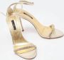 Carolina Herrera Pre-owned Leather sandals Yellow Dames - Thumbnail 4