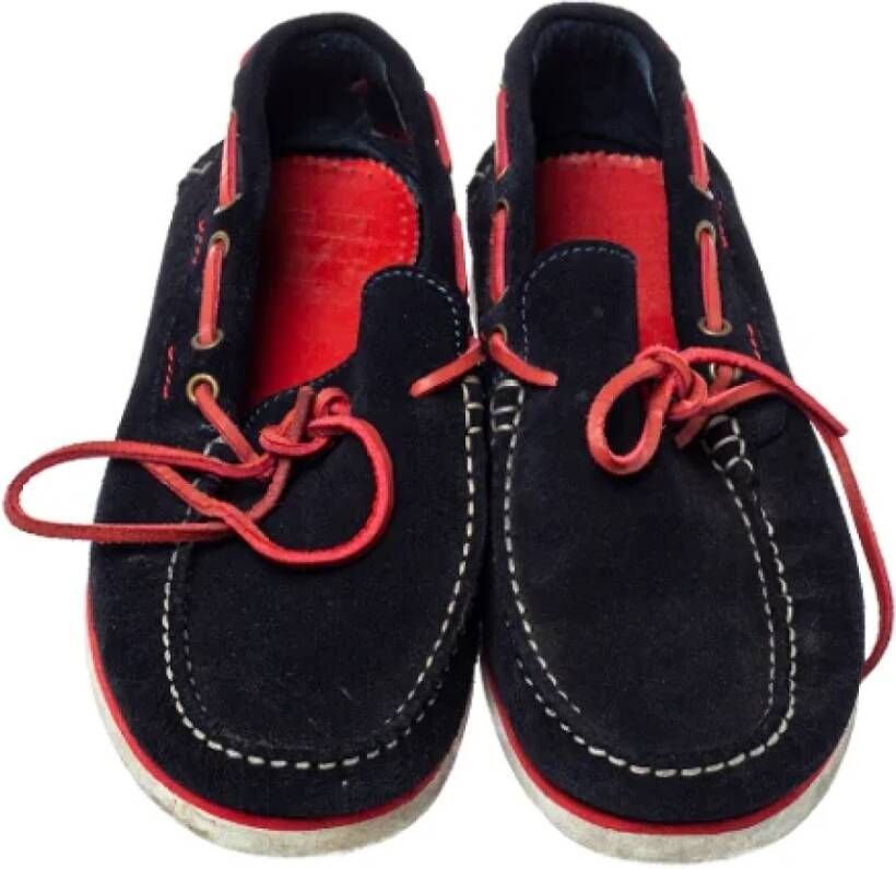 Carolina Herrera Pre-owned Suede flats Black Dames