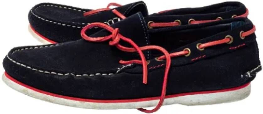 Carolina Herrera Pre-owned Suede flats Black Dames