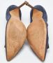Carolina Herrera Pre-owned Suede heels Blue Dames - Thumbnail 6