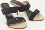 Carolina Herrera Pre-owned Suede sandals Blue Dames - Thumbnail 4