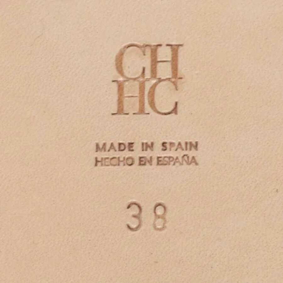 Carolina Herrera Pre-owned Suede sandals Brown Dames