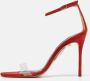 Carolina Herrera Pre-owned Suede sandals Red Dames - Thumbnail 2