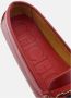 Carolina Herrera Rode Insignia Leren Loafers Red Dames - Thumbnail 7