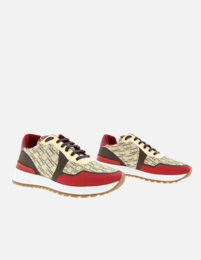 Carolina Herrera Runner Sneakers Shopping Canvas Contrast Stukken Multicolor Dames