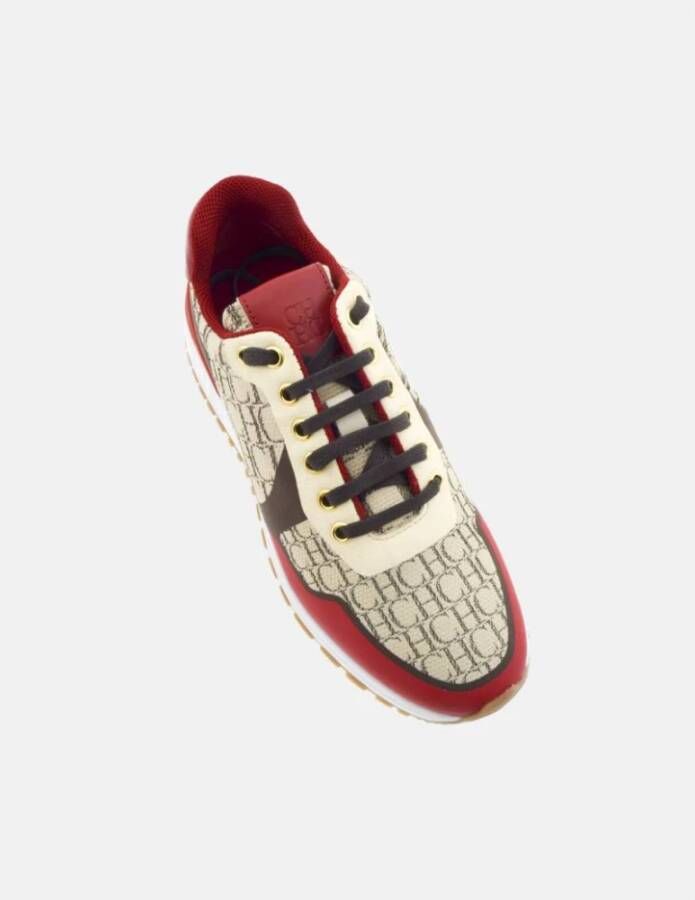 Carolina Herrera Runner Sneakers Shopping Canvas Contrast Stukken Multicolor Dames