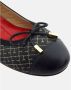 Carolina Herrera Zwarte leren ballerina's met Bimba-print Black Dames - Thumbnail 4