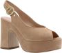 Caroline Biss Stijlvolle Sandaal met Dotje Beige Dames - Thumbnail 11