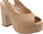 Caroline Biss Stijlvolle Sandaal met Dotje Beige Dames - Thumbnail 14
