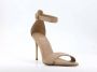 Carrano Leren Sandalen Taupe 100mm Hak Brown Dames - Thumbnail 2