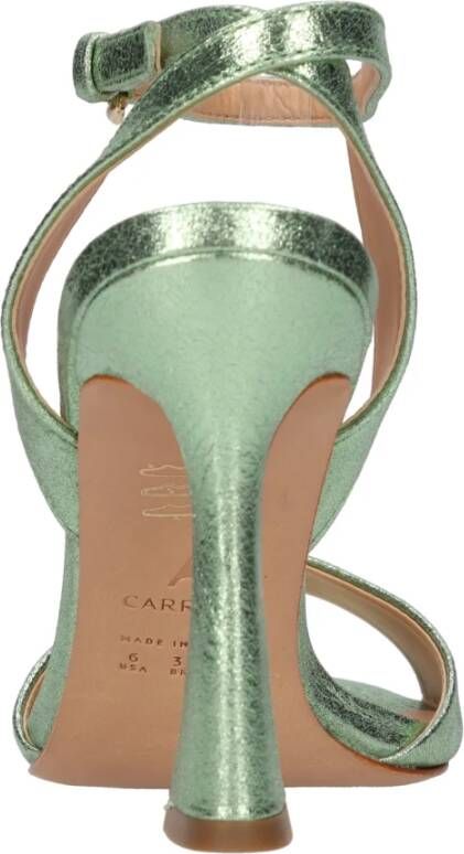 Carrano Sandalen Groen Green Dames