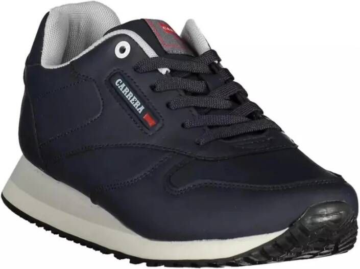 Carrera Blauwe Logo Sneaker met Contrasterende Details Blauw Heren